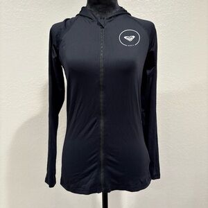 Roxy Black Hoodie with Logo